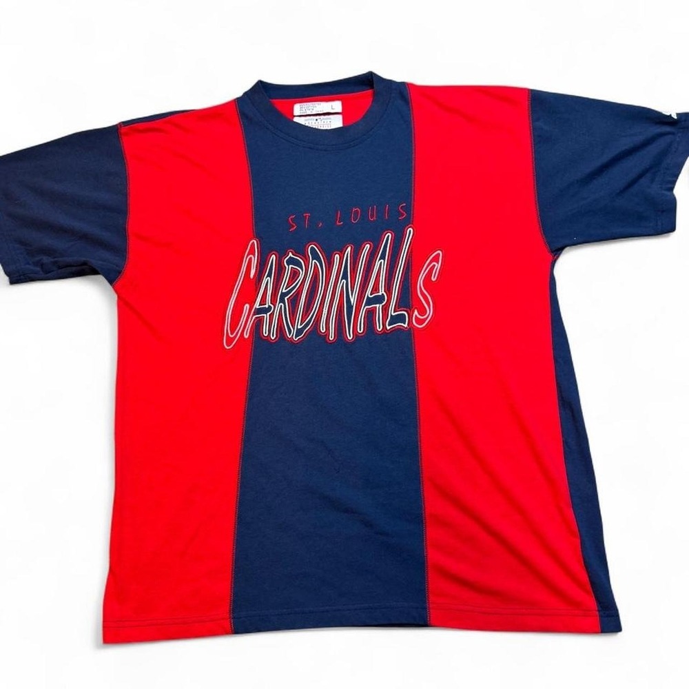 Vintage St. Louis Cardinals Starter color block t-shirt size large